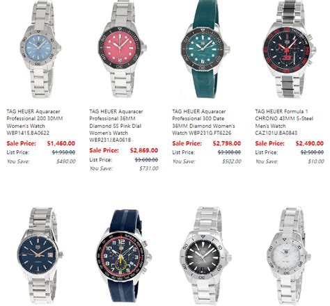 cheapest place to buy tag heuer watches